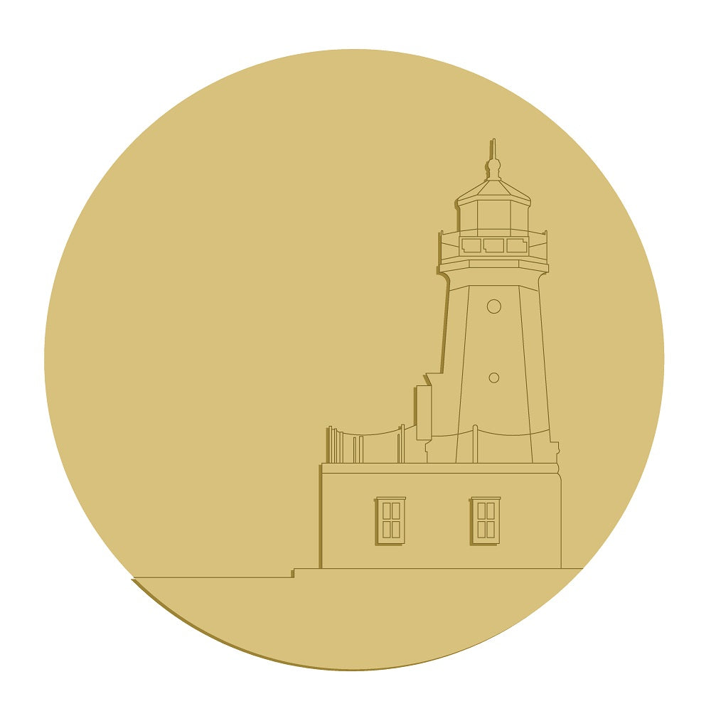 3D Lighthouse Unfinished Wood Cutout Style 4 Art 1