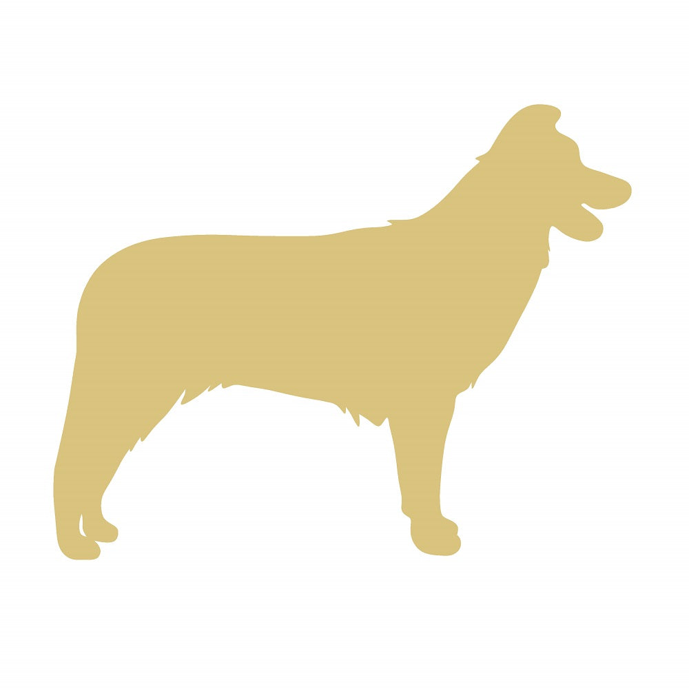 Dog Unfinished Wood Cutout Style 26