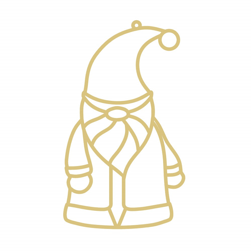 Laser Cut Gnome Unfinished Wood Cutout Style 37 Art 1