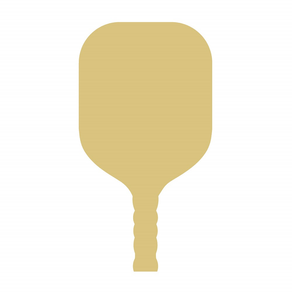 Pickleball Unfinished Wood Cutout Style 1